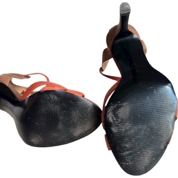 Nine West Elegant Brown and Burnt Orange Women's Heels s. 7.5 - Picture 7 of 11